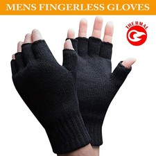Gants Thermiques Hommes Hiver Chaud Mitaines Polaire Doublé Extensible Mitaines