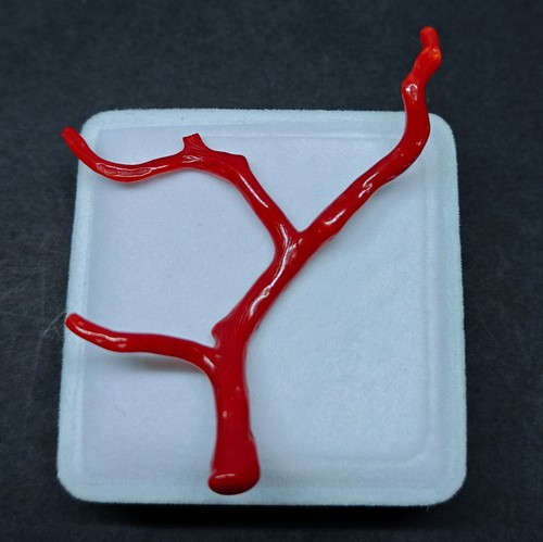 Bâton branche poli corail - de,