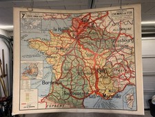 Ancienne affiche carte - affiche,