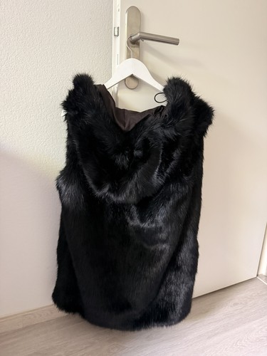 Guess black faux - guess, fur