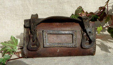 Ancienne pochette cuir - ancienne, en