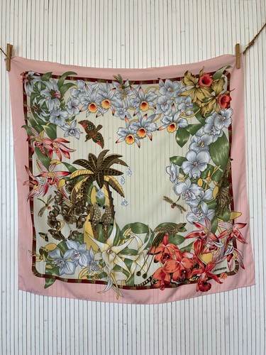 Foulard carré soie - foulard,