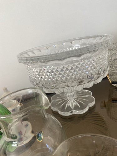 Coupe sur pied compotier - , en
