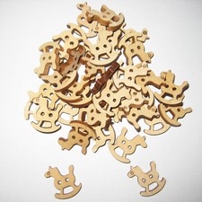 LOT DE 10 "CHEVAL A BASCULE"