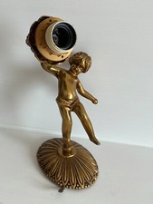 Grande applique en bronze  Angelot Chérubin ..