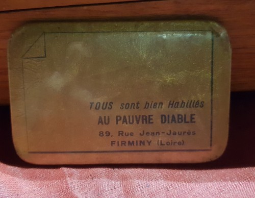 Miroir ancien publicitaire - ancien, de