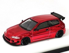 HONDA Civic (EG6P) - Pandem  - chrome red - ModelCollect 1:64