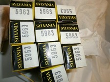 PAIRE LAMPE SYLVANIA USA 5963