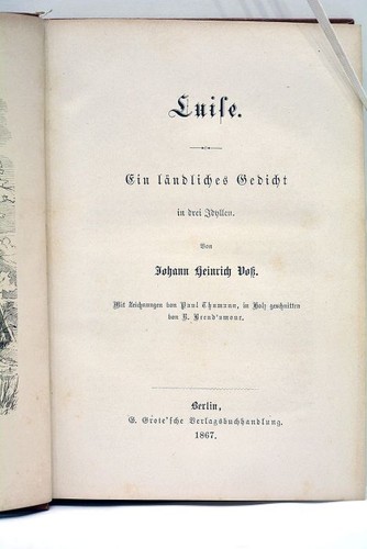 Livre ancien voss louise - livre,