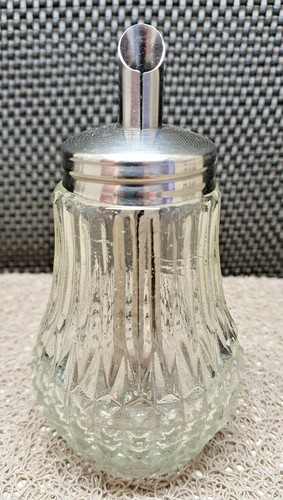 Ancien sucrier verre motif - sucrier,