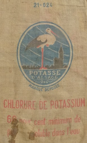 Ancien sac toile jute - ancien,
