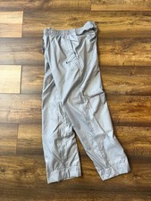 Pantalon de survêtement baggy Nike nylon Swoosh vintage Y2K argent pour homme...