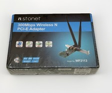 Carte Wi-Fi interne Stonet WF2113 (PCIe 300 Mbps antennes détachables) - Neuf