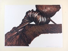 Horst Egon Kalinowski Ligature Estampe Hors Commerce 1973 Stuttgard Signée Datée