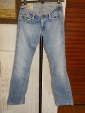 Pantalon Jean taille basse bleu clair  LE TEMPS DES CERISES W28 36/38 18aj32