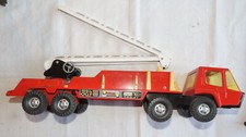 Camion de pompiers BRONCO par Gozan / an70's, 80's / 46 cm / Bon état