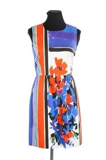 Robe en coton bleue Red