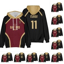 Sweat Capuche Football Blue Lock Futsal Isagi Pull Sport Kaiser Bastard München 