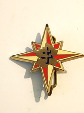 Insigne Pucelle de l'escadron d'éclairage de la 2ème DB Militaire Français.