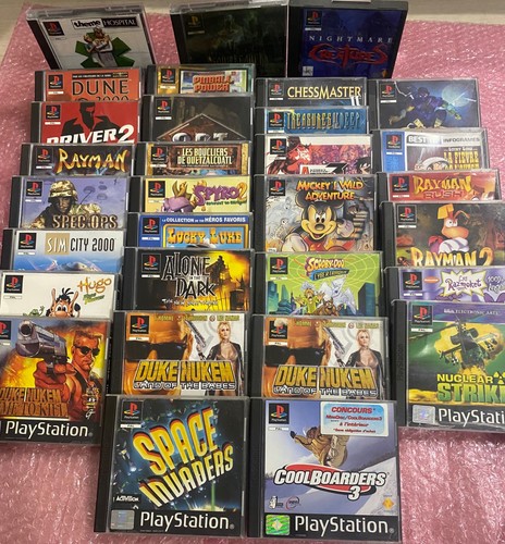 Lot jeux ps1 playstation - de,