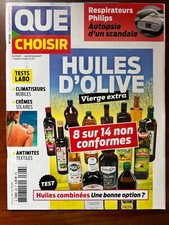 Magazine Que Choisir n°626 du 7-8/2023; Test Huiles d'olives et combinées/ Crème