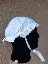 Bonnet de nuit en coton / lin