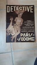 Journal DETECTIVE hebdomadaire