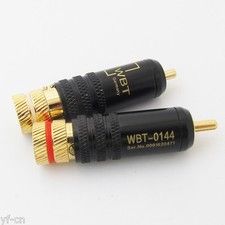 20x Gold-plated RCA Plug Lock