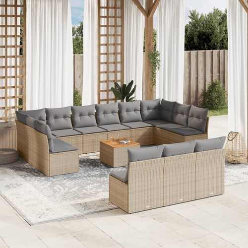 Salon jardin avec coussins - avec,