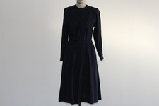 CACHAREL Robe bleue marine à