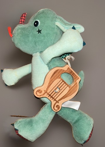 Doudou peluche musicale dragon - doudou,