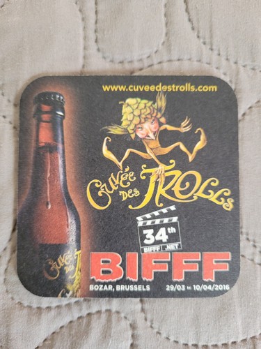 Sous bock bière belge cuvée - sous,
