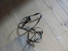 KIT PIETON FILAIRE MAIN LIBRE AVEC BOUTON COMMANDE Noir