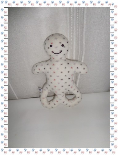 Doudou plat hochet - ♠,