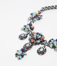 ZARA COLLIER PLASTRON CRISTAL