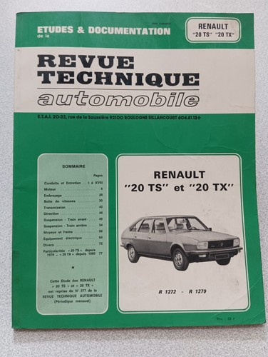 Rta revue technique - rta,
