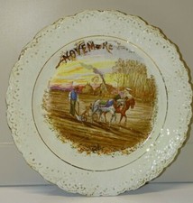 -ANCIENNE ASSIETTE CERAMIQUE