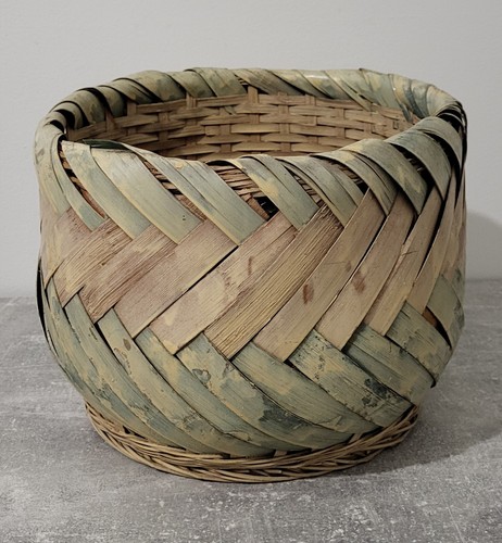 Grand cache pot rotin - en,