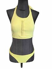 Superbe Et Authentique Maillot De Bain 2 Pièces Jaune Erès 36 Tbe