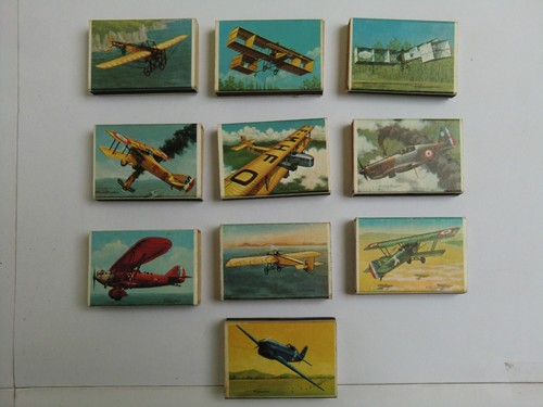 Boites allumettes avion - boites, d'allumettes