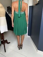 Robe BA&SH  En Soie Verte Taille S Neuve