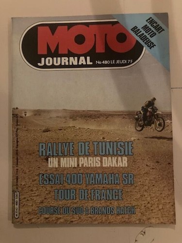 Moto journal 480 yamaha sr - moto,