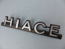 TOYOTA HIACE sigle monogramme insigne logo emblème badge capot hayon plastique