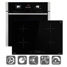 Cuisinière: 60cm Four encastrable BO8805SS + 77cm Plaque Induction IH87704RL