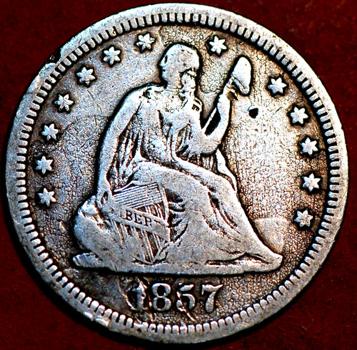 1857 united states quarter 4 - 1857, 1/4