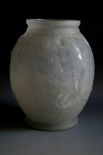 RARE VASE ART DECO PIERRE D'AVESN EN VERRE