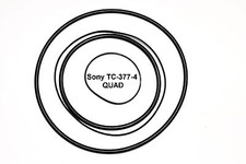 COURROIES SET SONY TC-377-4 QUAD MAGNETOPHONE A BANDE EXTRA FORT NEUF TC377-4