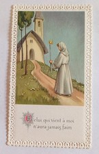 Ancienne image pieuse canivet