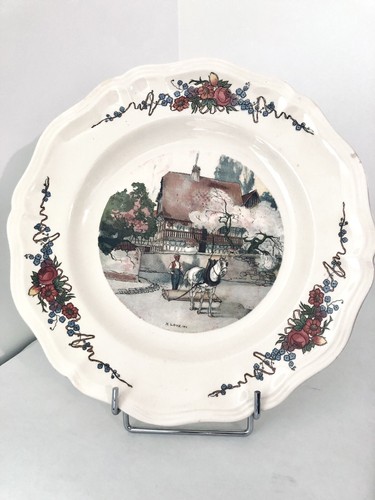 Assiette plate porcelaine