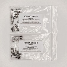 HONDA XR 600 R 1988-1992 Kit n°1 vis BTR inox carburateur XR600 XR600R